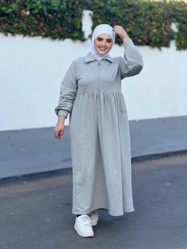 Elegant New Dress for Hijabis and Non-Hijabis with Pocket | Perfect for All Occasions | Warm Turkish Fabric DR002CH - Image 3