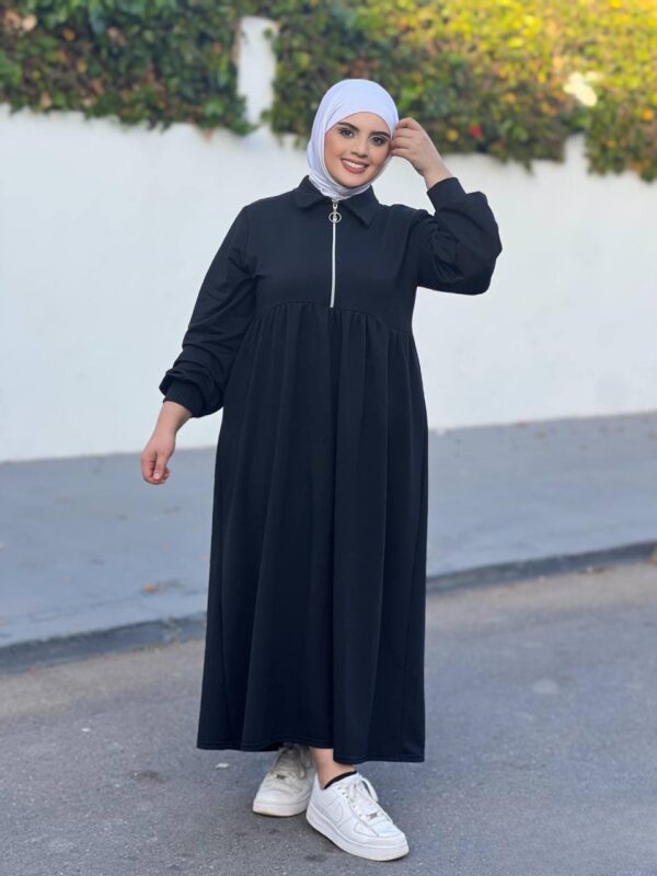 Elegant New Dress for Hijabis and Non-Hijabis with Pocket | Perfect for All Occasions | Warm Turkish Fabric DR002CH - Image 2