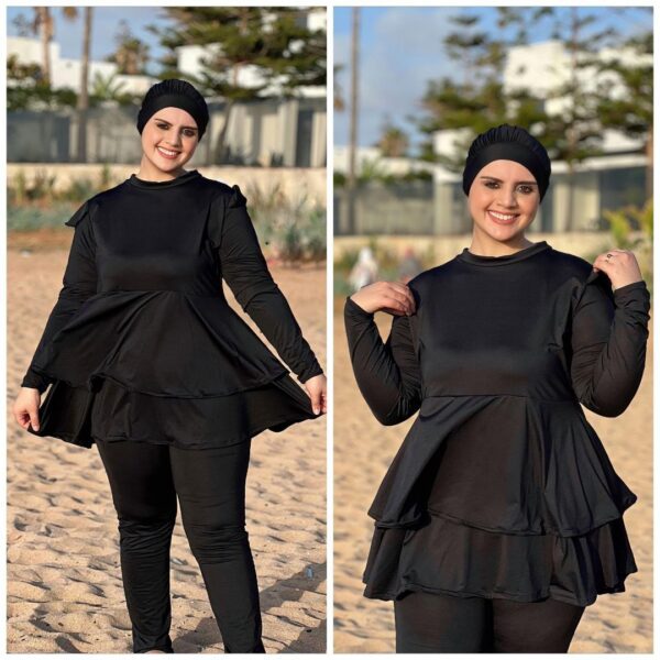 Modest 4-Piece Burkini: Perfect for Swimming, Available in Multiple Colors SW002CH